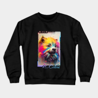 Dwarf German Spitz Dog Pet Cute Adorable Animal Compagnon Crewneck Sweatshirt